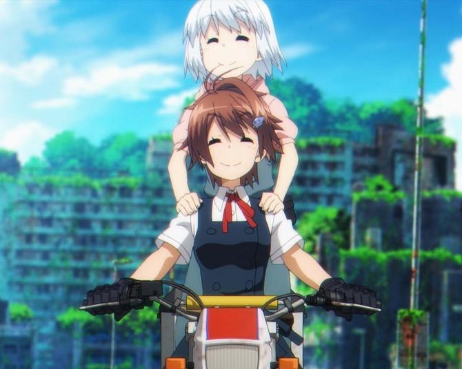 【意見】アニメ『終末ツーリング』書き文字は無理やり重ねちゃってるからダメなんよ………………
